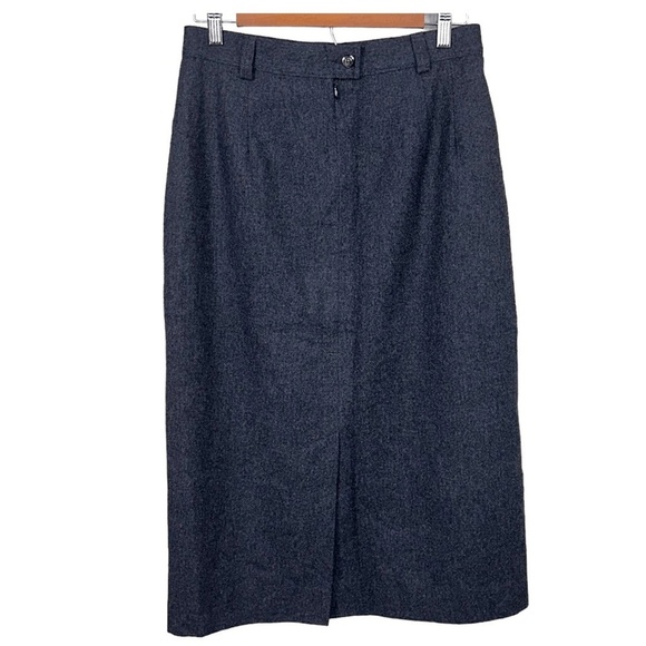 Vintage Miss Pendleton Gray Wool Skirt Womens size 14 - Picture 1 of 5